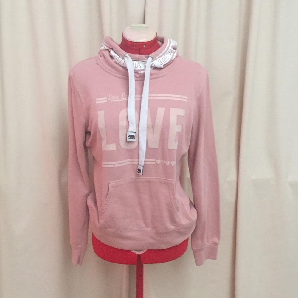 Pink hoodie